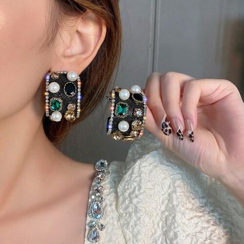 2021 Trendy Crystal Saturn Dangle Earrings Anime Oosaki Nana Cosplay Punk Planet Jewelry Pendant Lovers Gift