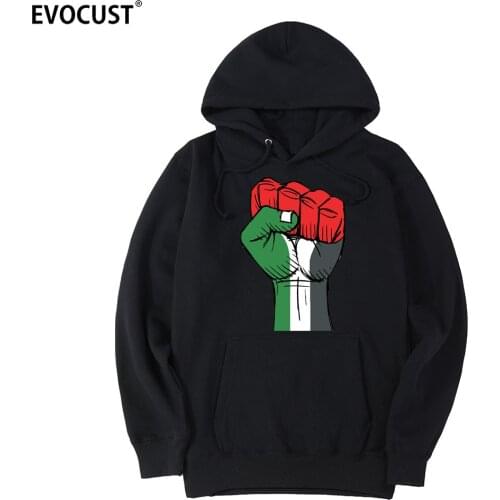 Fist PALESTINE Palestinian men Hoodies Sweatshirts women unisex Combed Cotton