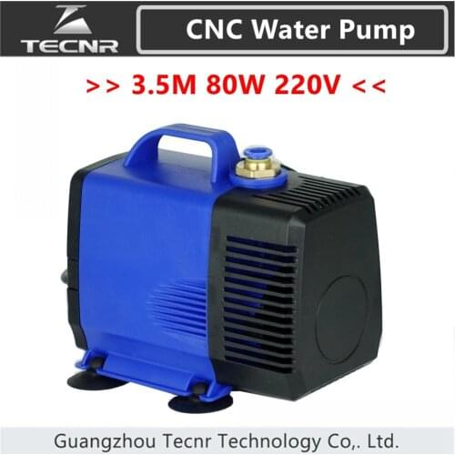 Submersible water pump 80W 3.5M for 1.5KW 2.2KW spindle motor cnc engraving machine