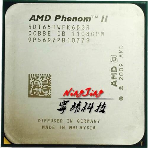 AMD Phenom II X6 1065T 1065 2.9G 95W Six-Core Six-Thread CPU Processor HDT65TWFK6DGR Socket AM3