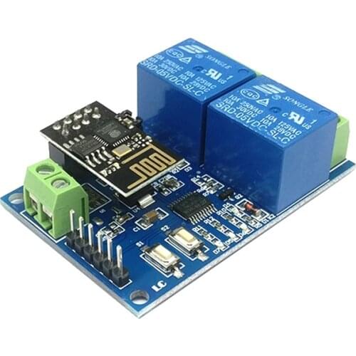 5V WIFI Relay Module ESP8266 IOT APP 2 Channel Remote Control For The Smart Home Phone Mobile Dual WiFi Automation Card Module
