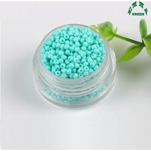 Glass Beads Mini Round Glass Beads 1.8mm 30000pcs Various colors Round Glass Seed Beads for Women Jewelry Making