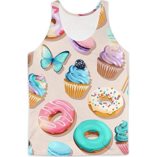 Real USA American Size Miss Sweet sublimation printing breathable Tank tops plus size 3XL 4XL 5XL 6XL