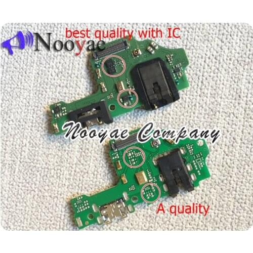 Top Charger Board For Huawei Honor 8X / View 10 Lite USB Dock Charging Port Microphone Mic Earphone Jack Flex Cable + Tracking