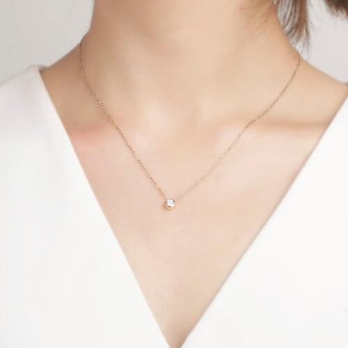 SA SILVERAGE 925 Sterling Silver Gemstone Pendant Necklaces for Women Gold Color Chain Necklaces 925 Silver Choker Necklace