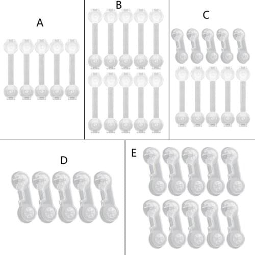 1 Set 5/10 Children Security Protector Baby Multi-function Child Baby Safety Lock Cupboard Cabinet Door Drawer Safety Locks