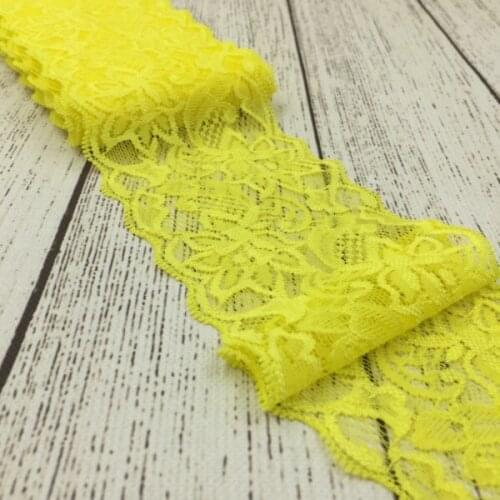 10yards/color/pack 3 inch wide Tulle Lace Trim Lace Ribbon for Ornaments Elastic Lace Stretch for Baby Girls Hair Accessories