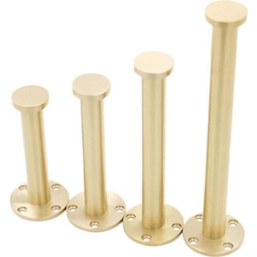 2Pcs/Lot Brass Gold Sofa Closet Cupboard Cabinet Leveler Leveling Feet Furniture Adjustable Leg