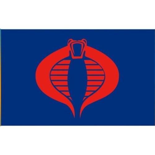 3x5ft polyester decorations flags banner with custom cobra commander 100%polyester flags with grommets
