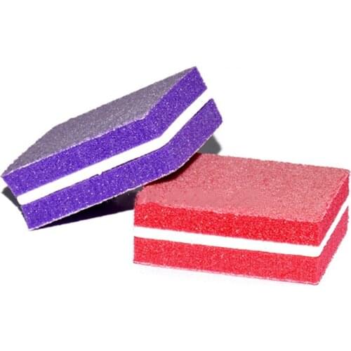 5/10 Pcs Double-sided Mini Nail Colorful Sponge Nail File Buffer Block Shiner File Sanding Professional Manicure Nail art Tools