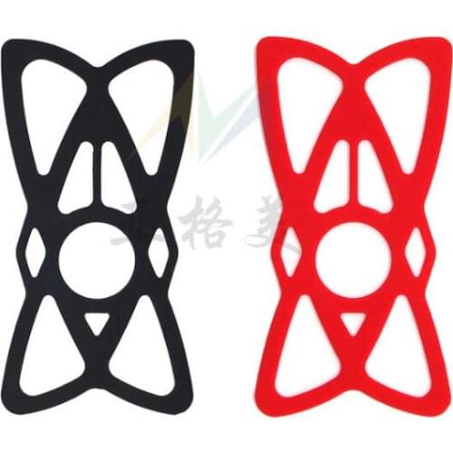 500pcs/lot Anti-Slip Silicone bands Motorcycle/Bike/Bicycle Handlebar Cradle Mount Holder secure Clip Mobile Phone Bracket