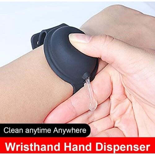 Wristband Hand Dispenser Hand Sanitizer Dispensing Silica gel Wearable Dispenser Pumps Disinfecta Hand Band Wrist