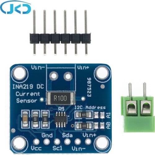 INA219 Bi-directional DC Current Power Supply Sensor SOT23 Breakout Module DIY 3V-5V IIC I2C Power Monitoring Sensor Module