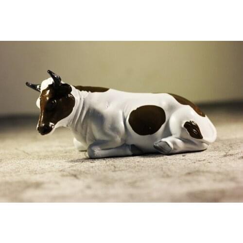 Pvc figure model Toys sleeping cow ,flawly