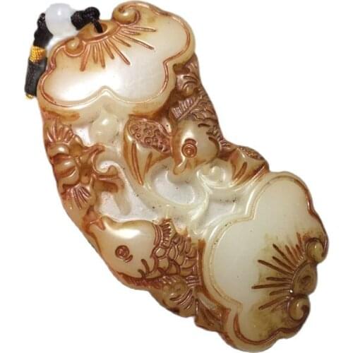 Chinese antique and exquisite (fish every year) Ruyi Pendant