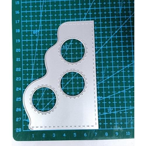 Stitch Circle Frame Dies Scrapbooking New Arrival 2021 Metal Cutting Dies Christmas Card Making Supplies Stencils For Decoration