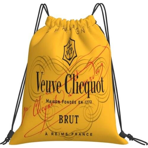 Veuve Chandon Fashion Classic Drawstring Backpack Drawstring Backpack Outdoor Portable Backpack Fitness Backpack_hyr01