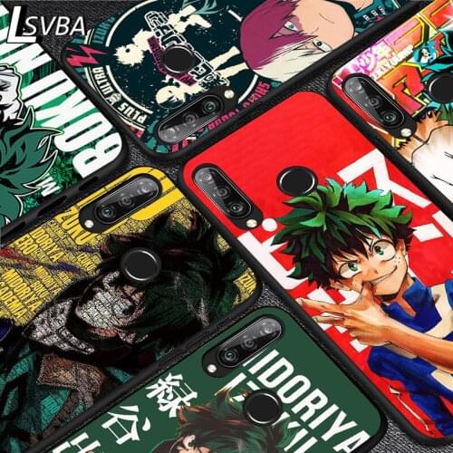 My Hero Academia For Huawei Y9S Y8S Y6S Y9A Y7A Y8P Y7P Y5P Y6P Y7 Y6 Y5 Pro Prime 2020 2019 Black Soft Phone Case