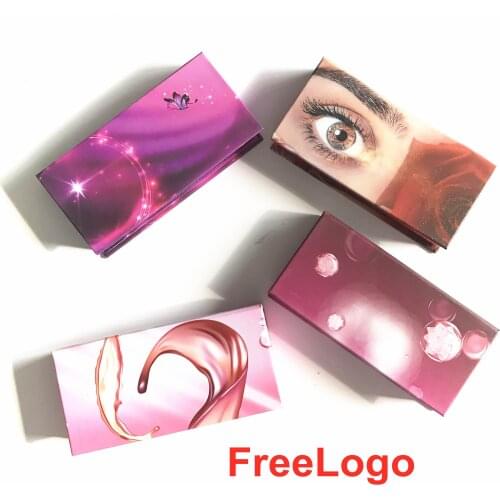 NEW wholesale Eyelash Packaging Box Pairs Empty Lash Packaging free logo Case 25mm Mink Lashes Box Eyelashes Package makeup