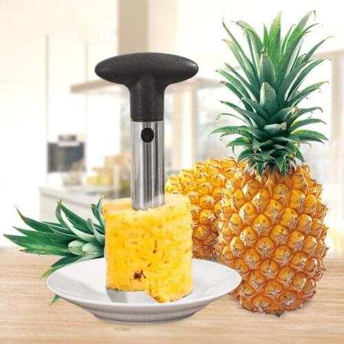 Stainless Steel Pineapple Peeler Fruit Corer Slicer Peeler Stem Remover Cutter Kitchen Tool Pineapple knife opp bag LX8446