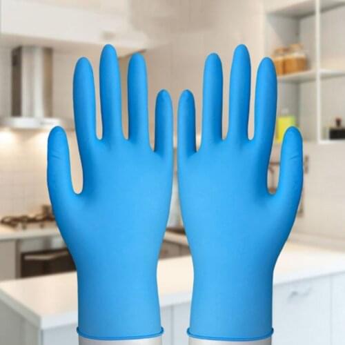 100PCS Disposable Gloves Latex Dishwashing Kitchen Cleaning Products latex rubber gloves universal left and right hand