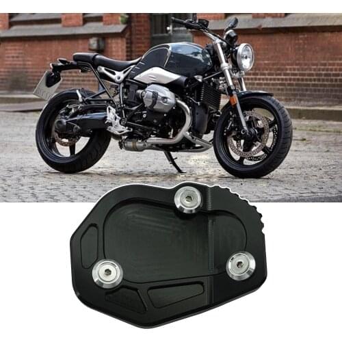 Moto Kickstand Enlarge For BMW Rninet R NINT Rnine T R9T Scrambler Pure Racer Urban G/S 2017-2019 Side Stand Plate Extension