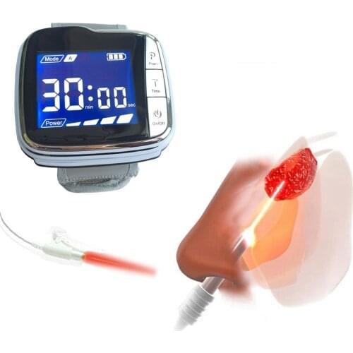 Semiconductor Lower Blood Pressure Blood Sugar Blood Fat Protect Heart 650nm Light Wave Laser Physiotherapy Medical Watch
