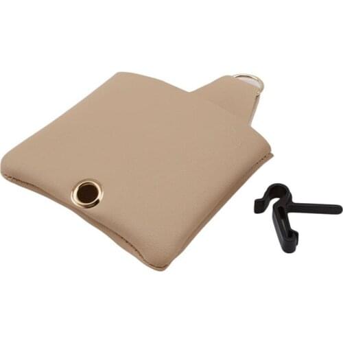 Hot Synthetic leather Car Air Outlet Mobile Phone Bag Storage Box Bag Drink Holder Hanging Holder