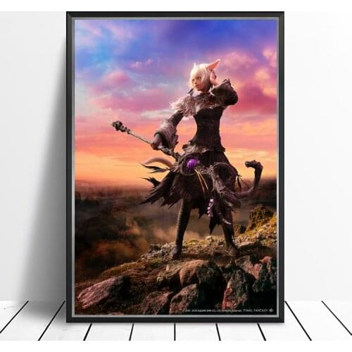 FINAL FANTASY XIV: Shadowbringers Video Game Canvas Poster Home Wall Painting Decoration (No Frame)