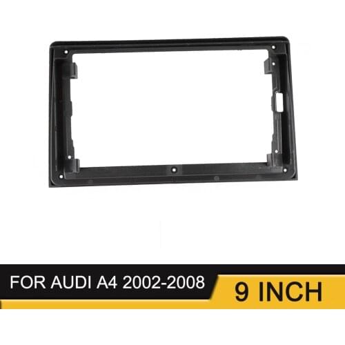 9 inch Radio Fascias for AUDI A4 2002-2008 Stereo Panel Dash Mount kit DVD GPS Dashboard Frame Car Accessories Player Bezel
