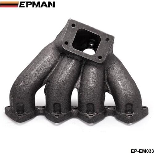 T3 Top Mount Turbo Manifold Exhaust Header with 38mm Wastegate Port For Honda Civic B16 B18 B-Series EP-EM033
