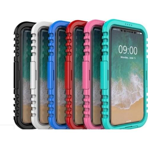 Waterproof Case for iPhone X Heavy Duty Case Water-Proof Case For Apple iPhone X 2019 Water Proof Cover