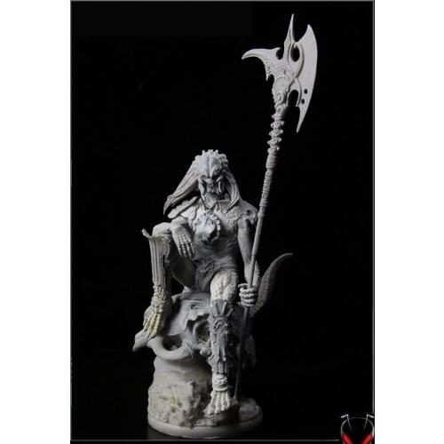 1/8 GK Resin White Mold Statue Figure Hand-made Model Alien GK White Mold Statue
