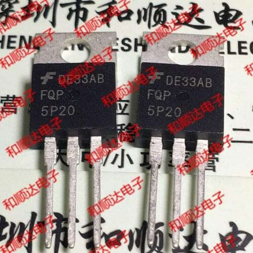 10pcs/lot FQP5P20 brand new spot TO-220 -4.8A -200V