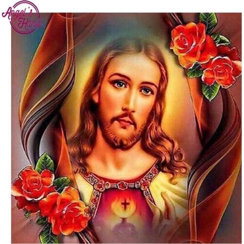 5d diy diamond embroidery religion diamond painting Cross Stitch full square drill Rhinestone mosaic decoration