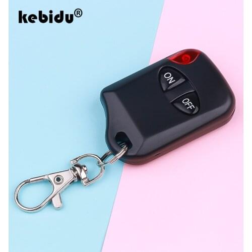 Wireless 433Mhz Remote Control Copy Code Remote ON/OFF 2 Channel Electric Cloning Gate Garage Door Auto Keychain