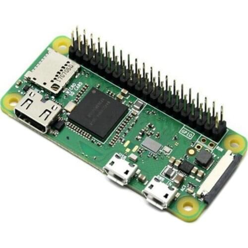 For Raspberry Pi Zero WH with 40 PIN Pre-Soldered GPIO Headers with WIFI and Bluetooth in Demo Broad 1GHz CPU