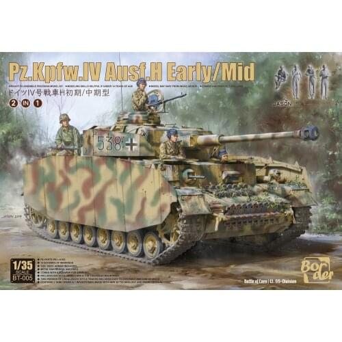 Border BT-005 1/35 German Pz.Kpfw.IV Ausf.H Early/Mid Production - Scale Model Kit