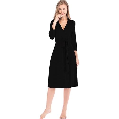 Autumn Thin Night Long Cotton Robes Women Sleepwear Kimono Robe Womens Dressing Gown Home Clothes Peignoirs for Women Haori New