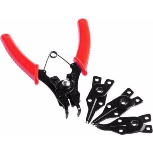 Good Quality Four-in-one multifunction circlip pliers pliers snap ring pliers pliers card straight outside