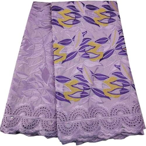 Nigerian Swiss Voile Lace In Switzerland 2021 High Quality African Swiss 100% Cotton Lace Fabric For Wedding Dress h66-612