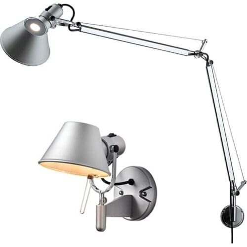 Stretchable Wall Reading Lamp Metal Loft Industrial Style Nordic Home Decor for Bedroom Bedside Wall Mount Lights Sconce Fixture