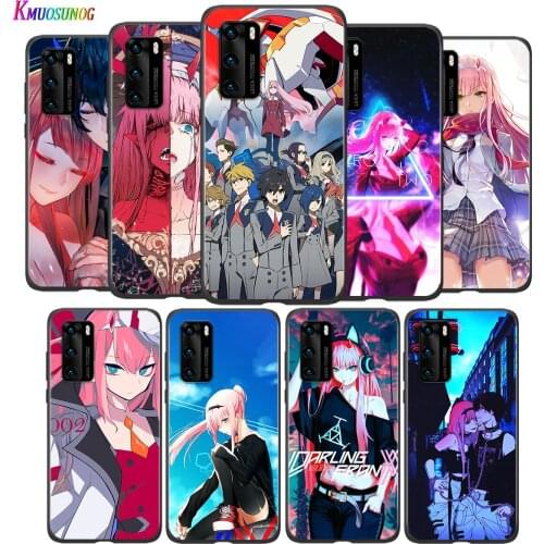 Silicone Cover Anime Darling in the FranXX for Huawei P30 P20 P40 Lite E Pro P Smart Z Plus 2019 2020 P10 Lite Phone Case
