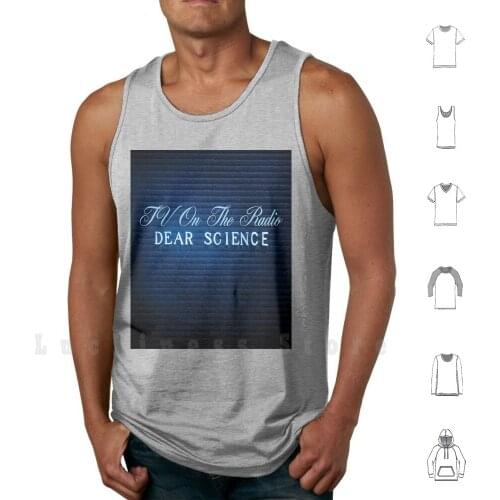 Sixas Show Tv On The Radio Tvotr American Tour 2020 tank tops vest 100% Cotton Live Tvotr 2017 World Radeo 2021 Concert