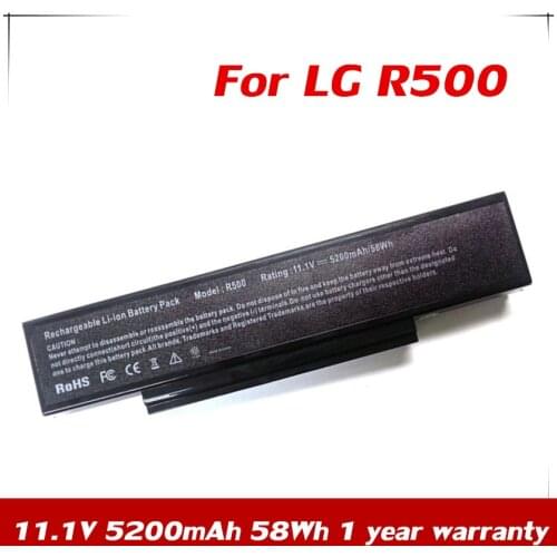 7XINbox 11.1V 5200mAh 58Wh Replacement Laptop Battery For LG LB62119E R500 S510-X R500E R50 XNOTE RB500 Notebook