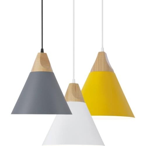 LED Pendant Lights/Pendant Lamps Modern Hanglamp Aluminum Suspension luminaire Wood Hanging Lightings Kitchen Dining Room