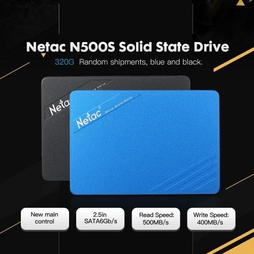 Netac N500S 60GB 120GB 240G 320GB SATA6Gb/s 2.5in Solid State Drive SATA 3 SSD HD Dist for laptop desktop pc