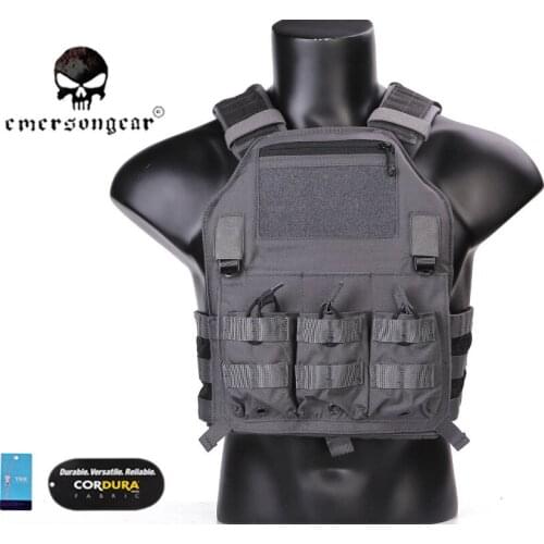 Emersongear Military 420 PLate Carrier Tactical Combat Vest Wolf Gray EM7362