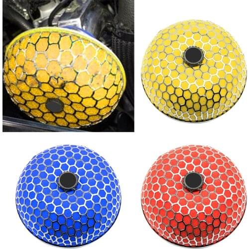 3' 76MM Air Filter Turbo/Cold/Short Ram Mushroom Air Intake Mesh Filter Car Cold Air Intake Foam Gauze High Flow