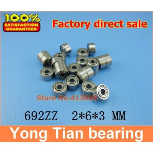 1pcs) SUS440C environmental corrosion resistant stainless steel deep groove ball bearings S692ZZ 2*6*3 mm